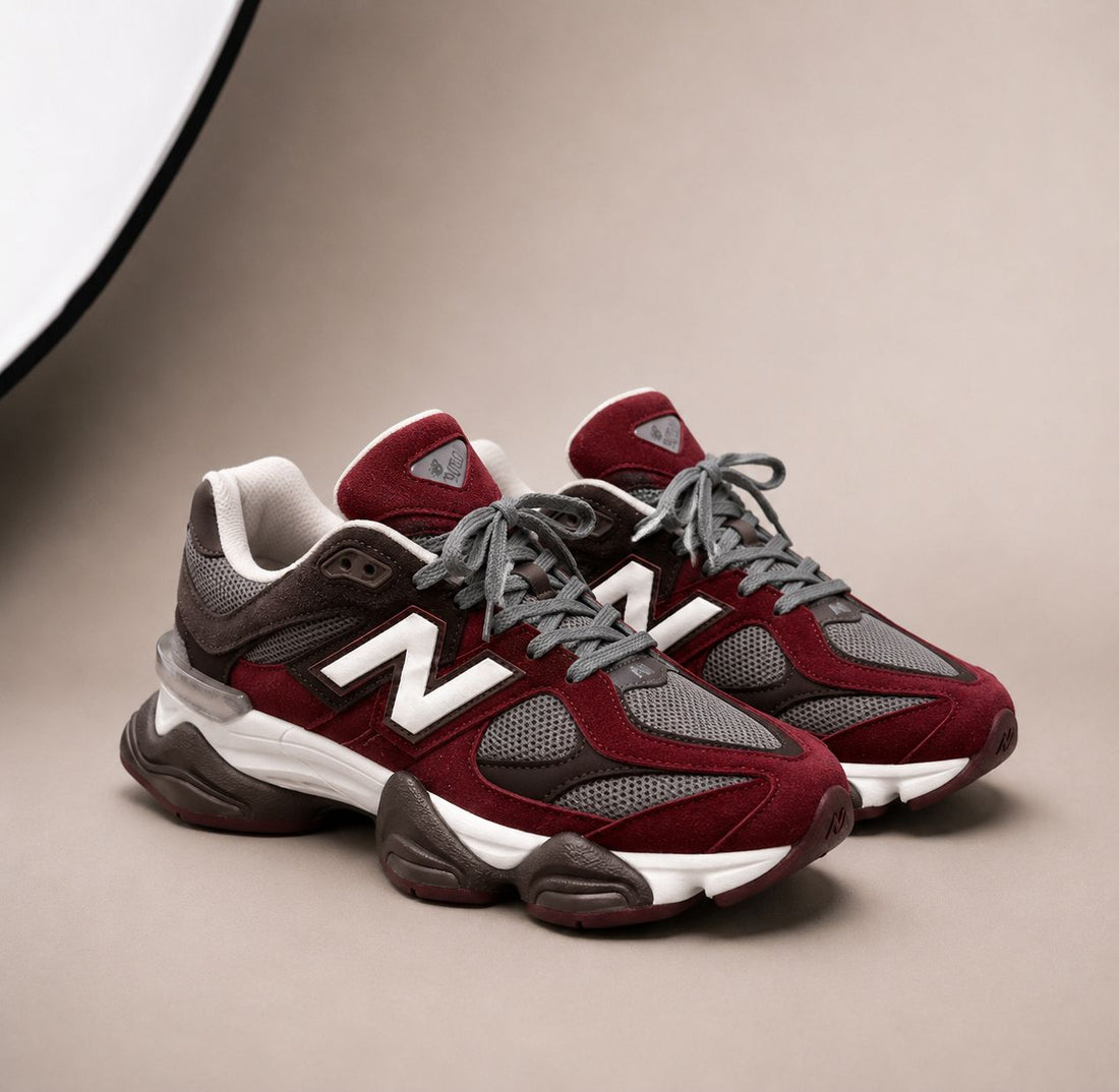 Sneakers Damă Bordo-Gri, Talpă Groasă, Design Urban, Confort Premium