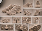 Sneakers Damă Bej Premium, Talpă Groasă, Model Casual Sport