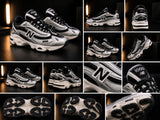 Sneakers Damă Argintiu-Negru Premium, Talpă Groasă, Model Casual Sport