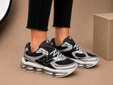 Sneakers Bărbați Gri-Negru Premium, Talpă Air Cushion, Mărimi