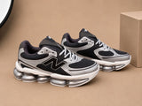 Sneakers Bărbați Gri-Negru Premium, Talpă Air Cushion, Mărimi