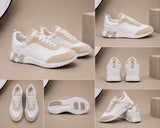 Pantofi Casual Bărbați Alb-Bej, Design Modern și Confortabil,
