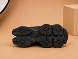 Pantofi Sport Damă Negri din Piele Întoarsă și Material Textil
