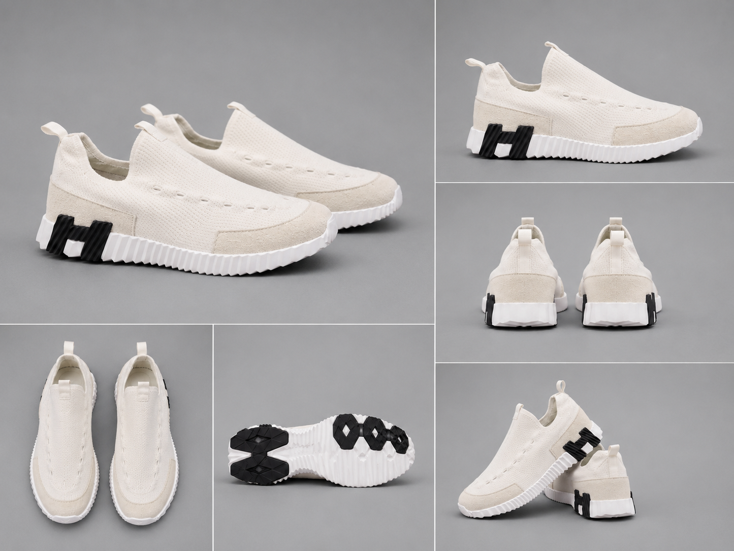 Pantofi Casual Bărbați Slip-On Crem, Confort Premium,