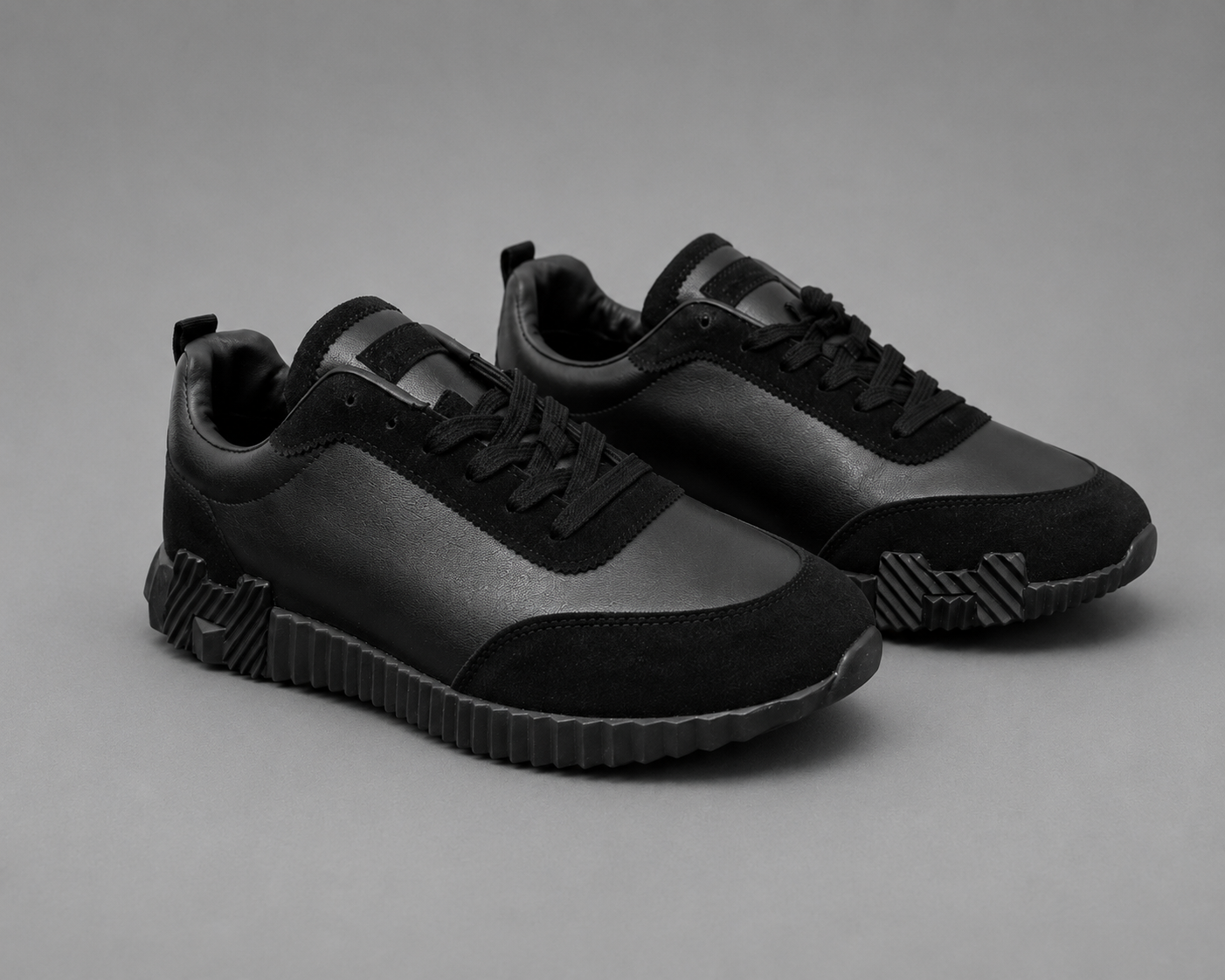 Pantofi Casual Bărbați Negri All Black, Confort Premium