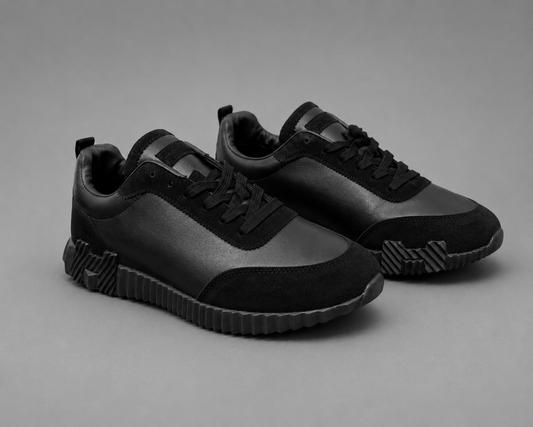 Pantofi Casual Bărbați Negri All Black, Confort Premium