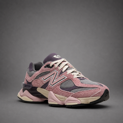 Sneakers Damă Urban Style Roz Pudrat cu Gri – Design Modern, Talpă Statement și Confort Sporit