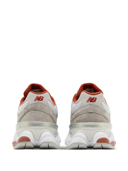 New Balance – Alb cu Gri și Roșu | Bărbați