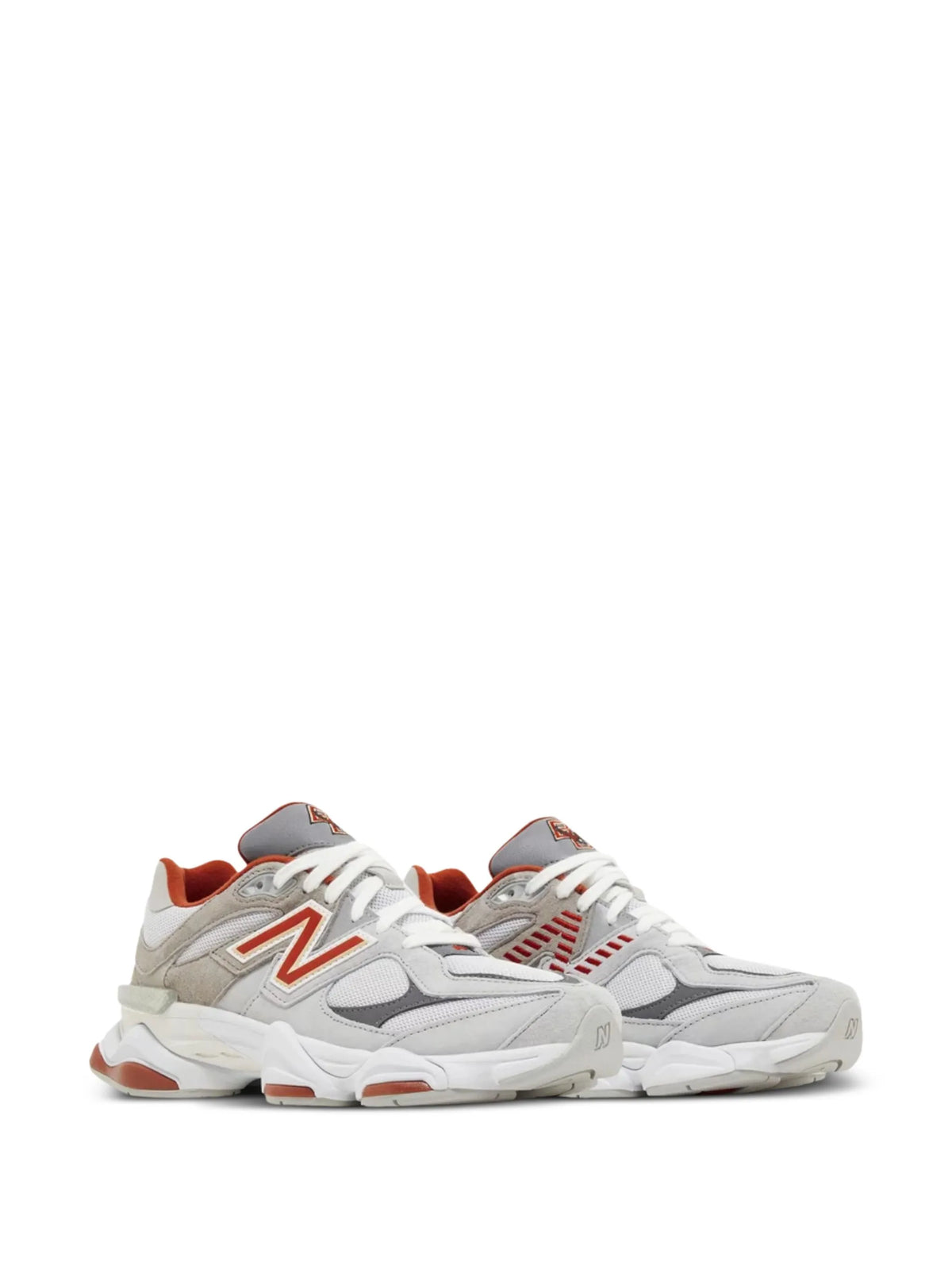 New Balance – Alb cu Gri și Roșu | Bărbați