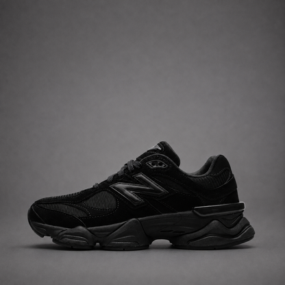 Sneakers Damă All Black – Design Urban Modern, Talpă Chunky și Detalii Ton pe Ton