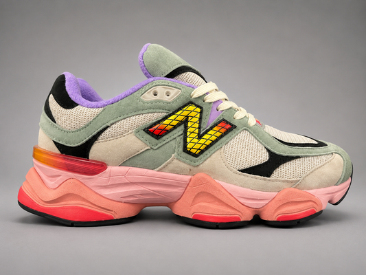 Sneakers Damă Pastel Fusion – Design Urban Modern, Accente Multicolore și Talpă Confortabilă cu Absorbție a Șocurilor