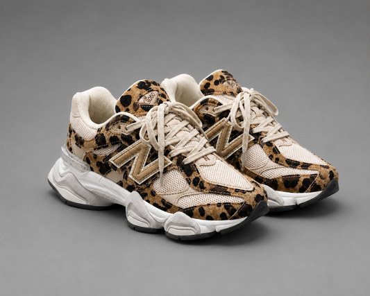 Sneakers Damă Animal Print Bej, Talpă Groasă, Stil Urban, Confort Premium