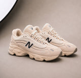 Sneakers Damă Bej Crem cu Talpă Groasă,din Piele Întoarsă Model Fashion Premium, Confortabili și Moderni,
