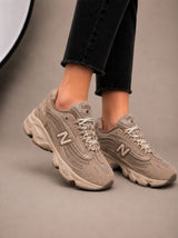 Sneakers Damă Bej Premium, Talpă Groasă, Model Casual Sport
