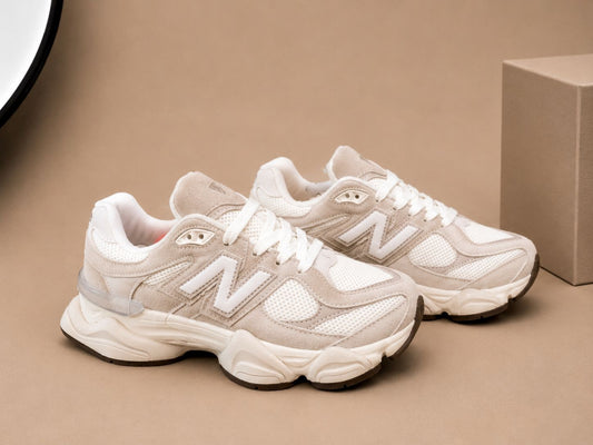 Sneakers Damă Bej Deschis , Piele Întoarsă, Talpă Groasă,