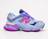 Pantofi Sport Damă Casual Mov-Lila cu Accente Roz, Talpă Confort,