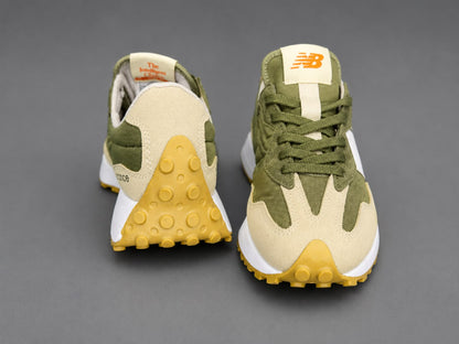 Pantofi sport damă verde olive, design casual, talpă confortabilă,