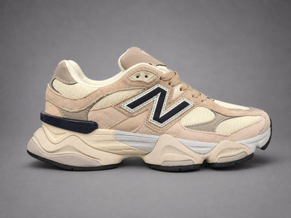 Sneakers Damă Beige & Cream – Design Urban Modern, Accente Negre și Talpă Confortabilă cu Absorbție a Șocurilor