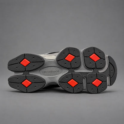 Sneakers Bărbați Negru & Gri – Design Urban Modern, Talpă Robustă și Detalii Contrastante