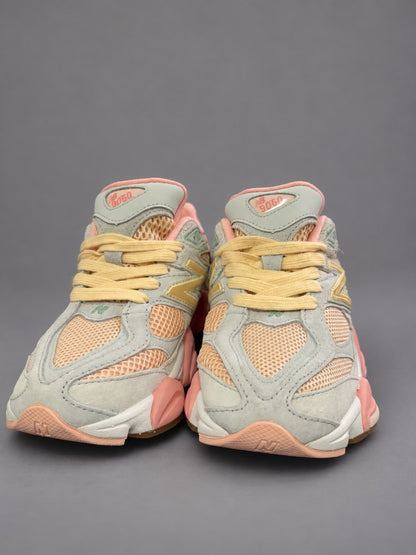 Sneakers Damă Verde Pastel & Roz – Design Urban Modern, Accente Aurii și Talpă Robustă