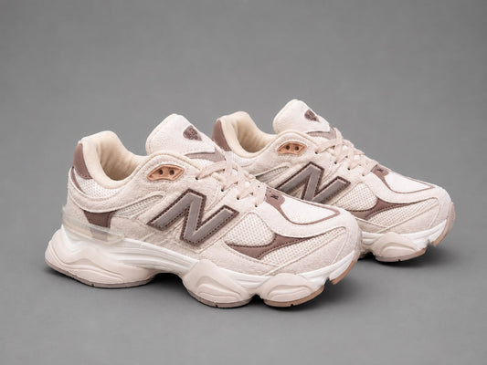 Sneakers Damă Crem Premium, Talpă Groasă, Piele Întoarsă,