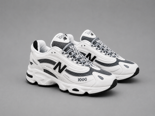 Sneakers Damă Albi cu Gri, Talpă Groasă, Model Fashion Premium, Confortabili și Moderni
