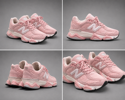 Sneakers Damă Roz Pastel, Talpă Groasă, Design Modern, Confort Premium