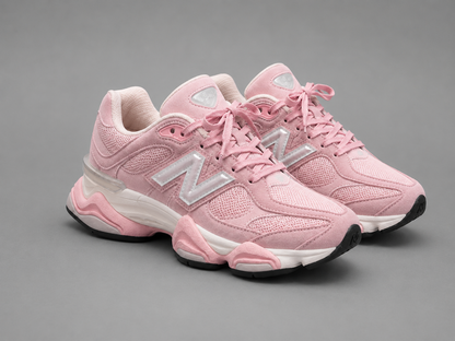 Sneakers Damă Roz Pastel, Talpă Groasă, Design Modern, Confort Premium