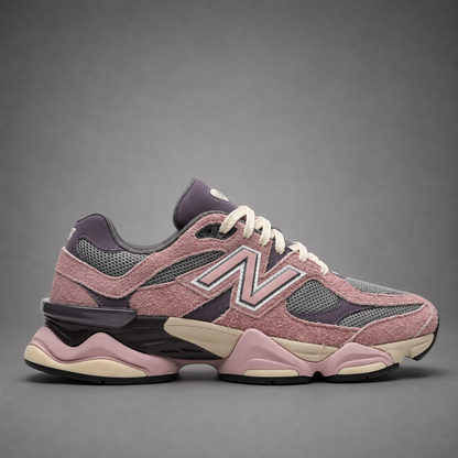 Sneakers Damă Urban Style Roz Pudrat cu Gri – Design Modern, Talpă Statement și Confort Sporit