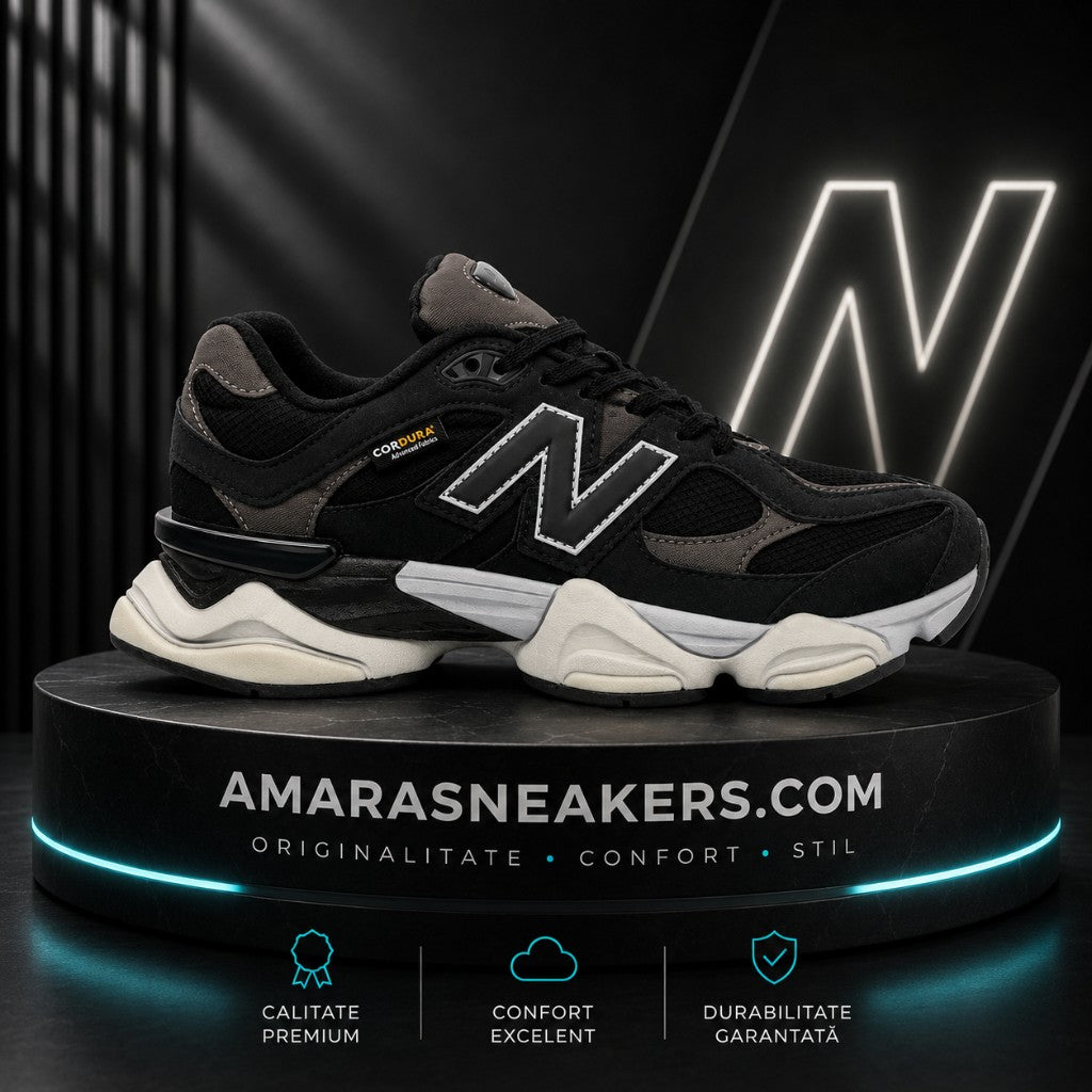 Sneakers Bărbați Black Mocha – Design Modern, Talpă Confortabilă cu Absorbție a Șocurilor